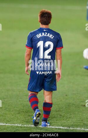 Vila-Real, Espagne. 13 septembre 2020. Shinji Okazaki (Huesca) football : Espagnol 'la Liga Santander' match entre Villarreal CF 1-1 SD Huesca à l'Estadio de la Ceramica à Vila-Real, Espagne . Crédit: Mutsu Kawamori/AFLO/Alay Live News Banque D'Images