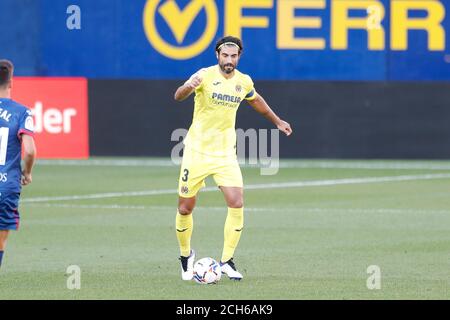 Vila-Real, Espagne. 13 septembre 2020. Raul Albiol (Villarreal) football : Espagnol 'la Liga Santander' match entre Villarreal CF 1-1 SD Huesca à l'Estadio de la Ceramica à Vila-Real, Espagne . Crédit: Mutsu Kawamori/AFLO/Alay Live News Banque D'Images