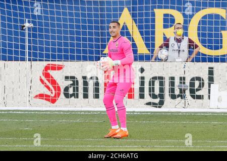 Vila-Real, Espagne. 13 septembre 2020. Sergio Asenjo (Villarreal) football : Espagnol 'la Liga Santander' match entre Villarreal CF 1-1 SD Huesca à l'Estadio de la Ceramica à Vila-Real, Espagne . Crédit: Mutsu Kawamori/AFLO/Alay Live News Banque D'Images