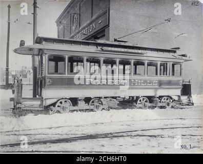 . Inventaire de la West End Street Railway Company . Banque D'Images