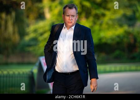 Le négociateur en chef du Royaume-Uni pour le Brexit, Lord David Frost, à Westminster, Londres. Banque D'Images