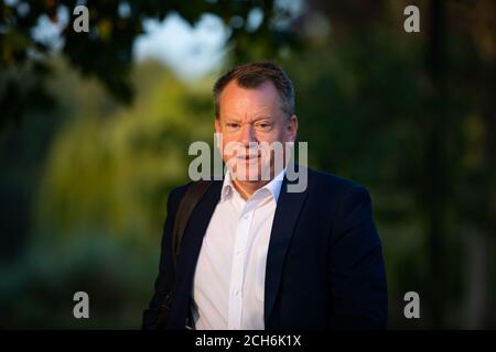 Le négociateur en chef du Royaume-Uni pour le Brexit, Lord David Frost, à Westminster, Londres. Banque D'Images