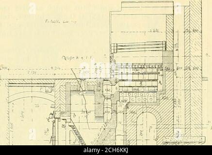 . American ENGINEER and Railroad journal . lame un températurefavable à la combustion des traces restantes des éléments combustibles. À cette fin, nous exigeons la forme et la disposition spécifiques des caisses de pneus, mais ce point, je crois, n'a pas été suffisamment pris en compte, Et à cette négligence est due au mauvais succès obtamé dans beaucoup de cas avec cet appareil. je^nous allons maintenant décrire une application du gaz generatorto chaudières, avec l'objet de faire avec la grille ordinary  LW AT  , en soulignant en même temps les raisons de l'adoption et les résultats. Dans l'une des grandes usines de panying e Banque D'Images