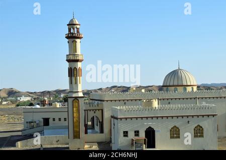 Vue extérieure de Grand Masjid. Muscat, Oman Banque D'Images