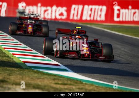 16 LECLERC Charles (mco), Scuderia Ferrari SF1000, 05 VETTEL Sebastian (ger), Scuderia Ferrari SF1000, action pendant la Formule 1 Pirelli Gran Premio Banque D'Images