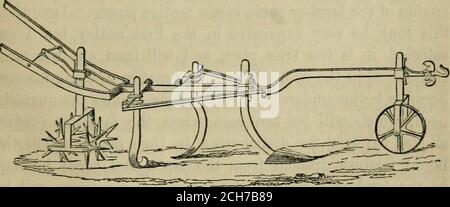. Traité rudimentaire sur le génie agricole . , près de Dudley. Il est destiné à une rangée de navets, de haricots, de pommes de terre et c., et possède trois parts, qui peuvent être agrandies ou construites à la largeur désirée par pression sur les poignées uniquement, Et qui peut être réalisée pendant que la houe est au travail, avec la plus grande certitude quant à la distance.UNE petite herse norvégienne travaille derrière les houes, qui a non seulement l'air de tarer l'outil lors de l'entretien, mais qui est également très efficace pour amener les mauvaises herbes, et c,à la surface, et ainsi sauver des cerclage répétés, a causé la croissance des mauvaises herbes à nouveau quand pas brou Banque D'Images