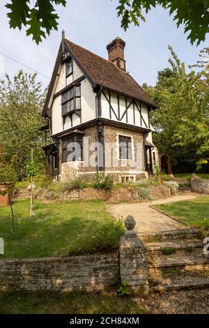 La Maison gothique, Ipswich, Suffolk, Angleterre, Royaume-Uni Villa. 1851-7 construit par Henry Ringham Banque D'Images