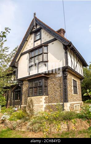 La Maison gothique, Ipswich, Suffolk, Angleterre, Royaume-Uni Villa. 1851-7 construit par Henry Ringham Banque D'Images