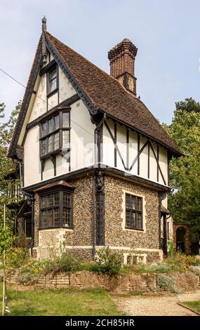 La Maison gothique, Ipswich, Suffolk, Angleterre, Royaume-Uni Villa. 1851-7 construit par Henry Ringham Banque D'Images