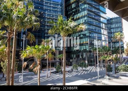 La place Parramatta et le développement urbain ont créé un complexe de bureaux et Espace urbain, Parramatta ouest de Sydney, Australie Banque D'Images