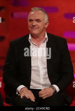 Greg Davies pendant le tournage du Graham Norton Show aux London Studios à Londres, devant être diffusé sur BBC One vendredi soir. Date de la photo: Jeudi 19 mai 2016. Le crédit photo devrait se lire: PA Images pour le compte de SO TV Banque D'Images