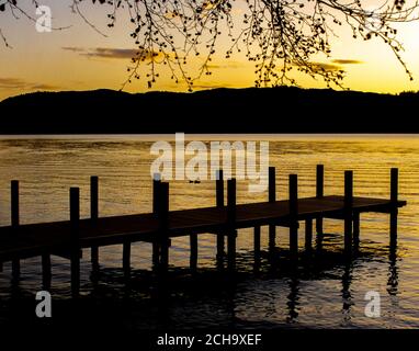 Images de Langdale Chase Hotel sur Windermere en anglais Lacs de Cumbria Banque D'Images