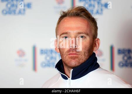 Patrick Harding, physiothérapeute du sprint en canoë, lors de la session Team GB Kitting Out au NEC, Birmingham. APPUYEZ SUR ASSOCIATION photo. Date de la photo: Jeudi 7 juillet 2016. Le crédit photo devrait se lire comme suit : Tim Goode/PA Wire. Banque D'Images