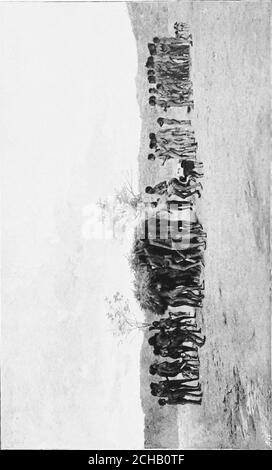 . À travers l'Australie . FII ;. I2ij, Iki IAI;IM iiki.mmni ,i| iin, r.JIII:A iiii-.M ur li:R A-A-LKRI A— lo 1111 ^IkUl iNi: IMIKM OL MRIRNJA(p. 271) 1.. X CÉRÉMONIES DE LA TRIBU ARUNTA 279 de certains des hommes plus âgés pour qui il était leur devoir tocolect nourriture animale. La collecte de nourriture végétale, sauf telle que est requise pour la consommation sur place, est habituellement laissé dans les mains des femmes. C'est meredrudgery, alors que la capture d'emus et de kangourous, avec l'acquisition de nourriture, l'excitation de la chasse qui attire en grande partie l'homme sauvage. Tous les jours, les hommes étaient un Banque D'Images