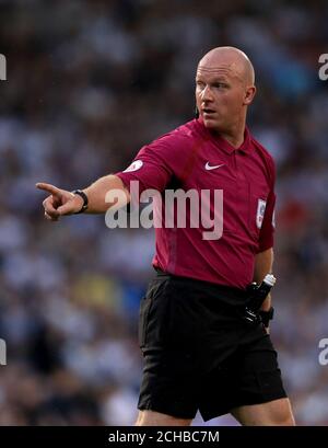 Match arbitre Simon Hooper Banque D'Images