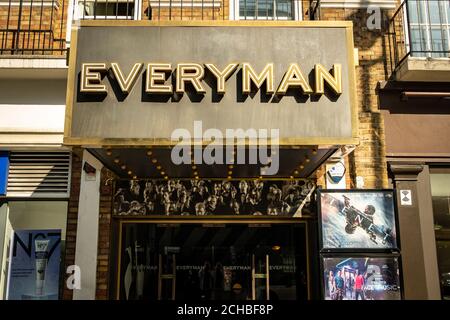 Londres - septembre 2020 : Everyman Cinema sur Baker Street, Marylebone. Une chaîne de salles de cinéma Banque D'Images