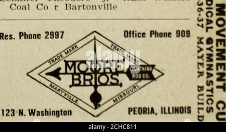 . Peoria, Illinois, annuaire des villes . OUNTANTS AND AUDITORS BUSINESS SYSTEMATIZERS807-808 JEFFERSON BUILDING PEORIA, ILL. o (ft9 ■ u 3 Schafer John M barber 703 Spencer r916 Third av Schafer Robert V ENGINEER UnionBrewing Co r ft Edmond Schafer Samuel LAB Springdale CEM-etery Schafer William (Flanagan & Schafer)2133 S Adams r 916 Warner av Schaffer Charles team Winters CoalCo r Bartonville Schaffer Chester W elk LaSalle & Peo-ria Packet Line Schaffer Clara Miss Domestic 218 Hill-yer pi Schaffer Ernest mineur r BartonvilleSchaffer Florence Mme Nurse 705 Fifthav Schaffer George elk r 512 N Madisona Banque D'Images