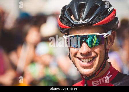 7 juillet 2017, France; Cyclisme, Tour de France étape 7 : Richie porte. Banque D'Images