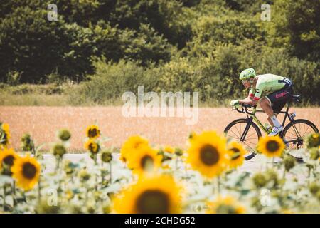 7 juillet 2017, France ; Cyclisme, Tour de France Stage 7 : Dylan van Baarle (Ned) Banque D'Images