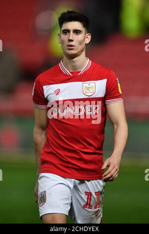 Bristol City's Callum O'Dowda durant la Sky Bet match de championnat à Ashton Gate, Bristol. Banque D'Images