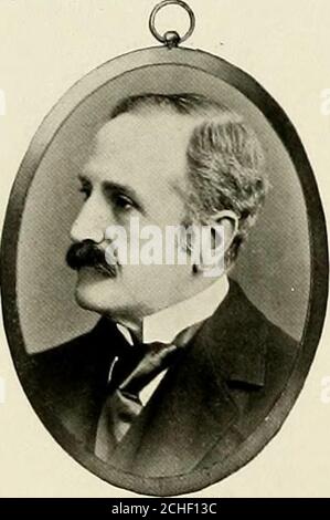 . Histoire de la famille Carlile : branche Paisley . Robison, Agnes Rose, deuxième fille d'AgnesWarrand (Wilson) et Samuel Begg, de Nouvelle-Zélande, est née à Londres le 27 juillet 1851 et a fait ses études en privé.le 25 février 1880, elle a épousé James Wren Carlile, en Nouvelle-Zélande. Ils sont venus en Angleterre en 1898, et il a diedin Londres, le 20 octobre 1898. Il n'y avait pas de question de themarriage. Elle a épousé deuxièmement, le 23 octobre 1901, ATST. Stephens Church, South Kensington, Londres, WilliamCowper, deuxième fils ol William S. Robison, de Christchurch, Nouvelle-Zélande. Son second mari est né à New Sout Banque D'Images