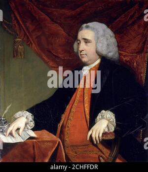 Un portrait de Henry Fox, 1er baron Holland (1705-1774), par Sir Joshua Reynolds, (1723-1792). Banque D'Images