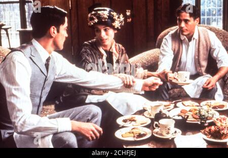 rupert graves, geraldine chaplin, robert downey jr, charlot, 1992 Banque D'Images