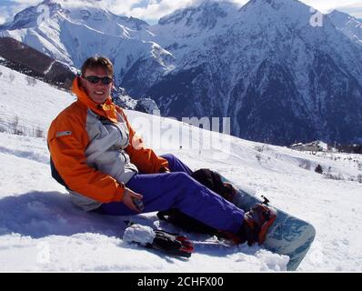 Collection non datée de l'aventurier britannique Jonathan Peacock qui est mort lors d'une tentative de grandeur d'une montagne de 24 750 pieds en Chine. Banque D'Images