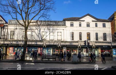 Vue générale de Beale magasins à Southport, Liverpool. Le grand magasin a été mis en vente que la chaîne décide de faire appel à des administrateurs. Banque D'Images