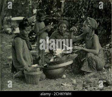 . Java et ses voisins; notes de voyageur dans Java Celebes, The Moluccas and Sumatra . Photo de l'auteur TYPES NATIFS, BATAVIA. UN REPAS D'INTRODUCTION EN PLEIN AIR avait reconnu la côte ouest de l'Afrique à l'apoint au sud du Cap-Vert; en 1487, leurs navires ont atteint et arrondi le Cap de bonne espérance (sonamed de l'espoir que le dernier obstacle a été passé sur la route maritime vers les Indes); En 1498, le bon espoir materiaHsé et un jeune Vasco da Gama ancré au large de Calicut sur la côte la plus étroite de la péninsule de l'Hindustan; en 1509, avec un pied planté fermement en Afrique et l'autre en Inde, a Banque D'Images