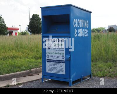 Contenant à vêtements. Banque D'Images