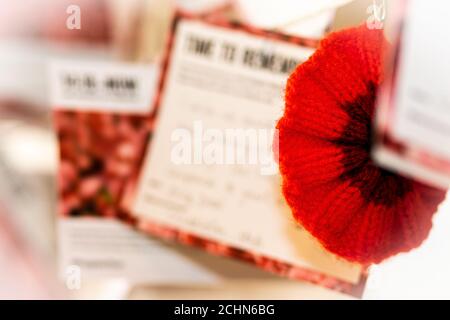 Images de coquelicots - une installation à Middleport Pottery in Stoke on Trent UK commémorant 100 ans de la première la guerre mondiale Banque D'Images