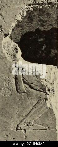 . Enquête archéologique des mémoires de l'Égypte . £*** vv^1 1. PAROI NORD: PARTIE DU REGISTRE 3.(Voir plaques II et III). ^^KVT ^ v. Banque D'Images