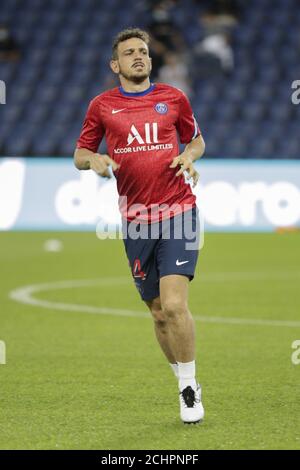 Alessandro FLORENZI (PSG) lors du championnat de France de football de la Ligue 1 Faites le match entre Paris Saint-Germain et l'Olympique de Marseille Sur se Banque D'Images