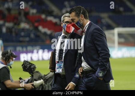 Zsolt Low (PSG) lors du championnat de France de football de la Ligue 1 Faites le match entre Paris Saint-Germain et l'Olympique de Marseille Le 13 septembre Banque D'Images