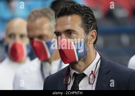 Zsolt Low (PSG) lors du championnat de France de football de la Ligue 1 Faites le match entre Paris Saint-Germain et l'Olympique de Marseille Le 13 septembre Banque D'Images