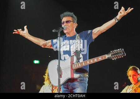 Vérone, Italie. 12 septembre 2020. Edoardo Bennato durante Festival della Bellezza, Concerto cantante italiano à Vérone, Italie, 12 settembre 2020 crédit: Independent photo Agency/Alay Live News Banque D'Images