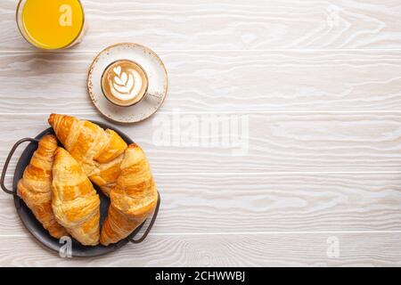 Réglage de la nourriture pour le petit déjeuner Banque D'Images