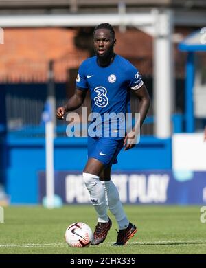 Kingston, Royaume-Uni. 14 septembre 2020. Dynel Simeu de Chelsea lors du match à huis clos de la Premier League 2 entre Chelsea U23 et West Ham United U23 à Kingsmeadow, Kingston, Angleterre, le 14 septembre 2020. Photo d'Andy Rowland. Crédit : Prime Media Images/Alamy Live News Banque D'Images