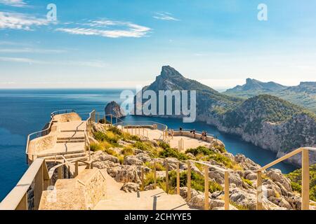 Région et environs de Cape Formentor, côte de Majorque, Espagne Banque D'Images