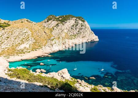 Région et environs de Cape Formentor, côte de Majorque, Espagne Banque D'Images