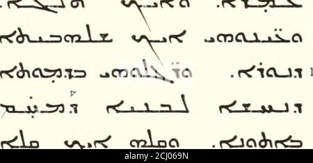 . L'Apocalypse de Saint-Jean dans une version syriaque jusqu'ici inconnue, éd. d'un MS. Dans la Bibliothèque du comte de Crawford et Balcarres . ^A^ rCto .. T»7i AvJi-^ , a «&gt;A73 rtf»)IJ.l ri-.i-NA-^rk^ Q-OQi  LW AT  ■ a&gt;.i r^.k-Z.O =i^ ^ • -&^; — IARDJ ^an .^C  I  00 Koctur^. I rqa j .lACUaiA rdia.TJ!^ r »r&lt;s h. SN J3 RD-M o i RDJ—33 . AQ I T.IO r«AQ-IJ3.T r^:t i n . » tr^ ^-i-SL^CLA r&lt;^ -i T..1^ . -I vft N r&lt;s -I T. .r&lt;^ijLS3 .iv .UJJ .t r JL. K* rila en i .1 11 1 JX)&lt;sa2^r^^ roi a. r A&gt; ^ ■ ) vYlcniJO.i ocn; -2&gt;.i ^ . ri-TD en .t .1 RC^ T 1JS3 V^71 Banque D'Images