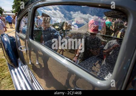 Goodwood Festival of Speed West Sussex voitures classiques et nostalgiques course Banque D'Images