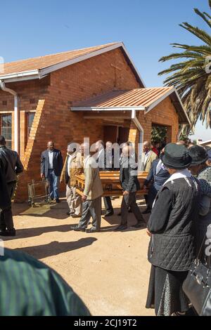 Funérailles dans le canton de Soweto, Afrique du Sud Banque D'Images