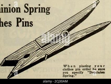 . Épicier canadien janvier-juin 1921 . N'ayez aucune hésitation à choisir le beurre de Bluenose il s'ouvre toujours dans une excellente forme, et sa qualité et saveur sont remarquables-habilement fine. Goûtez le Bluenose vous-même ! vous vous sentirez plus enthousiaste. Commandez auprès de votre épicier. SOLE PACKERS SMITH & PROCTOR HALIFAX, N.-É SMITH ET PROCTOR SOLE PACKERS HALIFAX - N.-É Broches Dominion SpringClothes. Lorsque vous placez vos vêtements ordre d'épingler être rareyou spécifier DominionSpring. Theres plus grande satisfaction de vendre Dominion Spring Clothes Pins parce qu'ils sont faits plus fort et volonté mieux que n'importe quel autre punaise de vêtements. Domin Banque D'Images