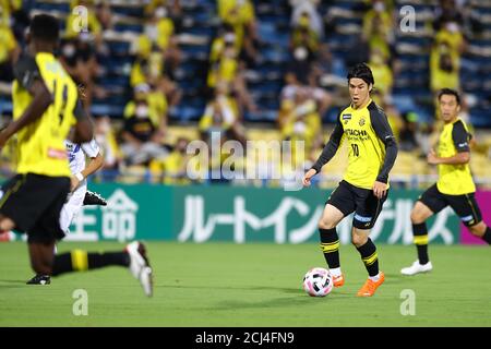 Ataru Esaka (10) de Kashiwa Reysol lors du match de football J.League J1 entre Kashiwa Reysol 3-0 Gamba Osaka au stade Kashiwa Frontier du 9 septembre 2020 à Chiba, au Japon. Credit: Kenzaburo Matsuoka/AFLO/Alay Live News Banque D'Images