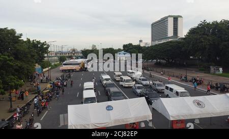 Manille, Philippines. 14 septembre 2020. Chaque jour, des centaines de Philippins ont accès à l'installation gratuite de test COVID-19 du Quirino Grandstand de Manille, qui est ouvert du lundi au vendredi de 8 h à 17 h. (Photo de Sherbien Dacalanio/Pacific Press) crédit: Pacific Press Media production Corp./Alay Live News Banque D'Images