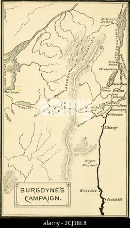 . Washington et son pays, étant la vie d'Irving à Washington, abrégé pour l'utilisation des écoles; avec introduction et continuation, donnant un bref aperçu de l'histoire des États-Unis de la découverte de l'Amérique à la fin de la guerre civile . Saint-Clairappela un conseil de guerre. Que fallait-il faire ? Les batteriesde ce nouveau fort seraient probablement ouverts le lendemain : par thattime Ticonderoga pourrait être complètement investi, et la wholegarrison exposé à la capture. Ils n’avaient pas eu suffisamment de force pour la moitié des travaux, et le général Schuyler, censé être à Albany, ne pouvait leur offrir aucun soulagement. Le da Banque D'Images