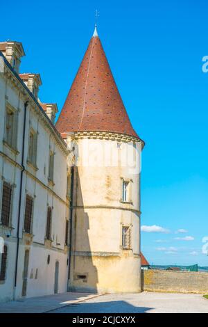 Château de Chailly sur Armancon en Bourgogne, France. Banque D'Images