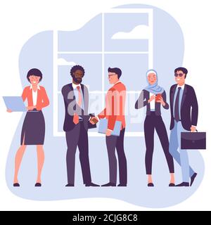 Businessmen shaking hands Illustration de Vecteur